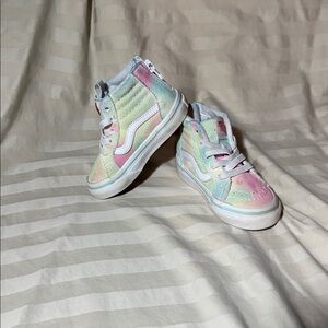 Colorful High-Top Sneakers